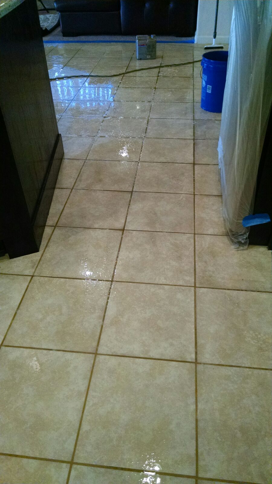 Shower Tile Cleaning